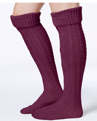 Free People Cable Knit Over The Knee Socks