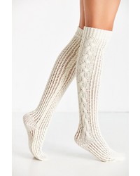 Oversized Cable Chunky Over The Knee Sock
