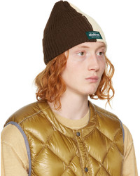 Afield Out Brown Beige Logo Beanie