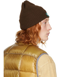 Afield Out Brown Beige Logo Beanie