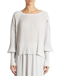 ADAM by Adam Lippes Adam Lippes Ribbed Knit Blouse
