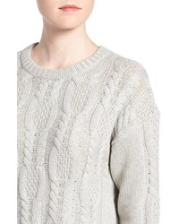 Rails Simone Cable Knit Wool Cashmere Sweater