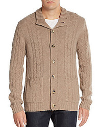 Saks Fifth Avenue Cashmere Cable Knit Cardigan