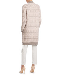 Agnona Cashmere Textured Knit Cardigan