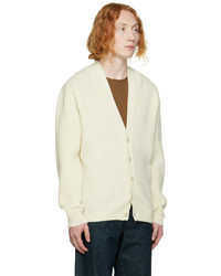 Lemaire Off White Dropped Shoulder Cardigan