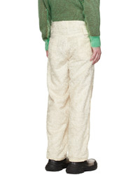 Craig Green Off White Fluffy Trousers