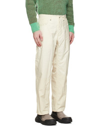 Craig Green Off White Fluffy Trousers