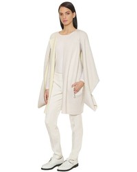 Akris Cashmere Knit Coat With Zip Sleeves