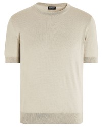 Zegna Fine Knit Cotton T Shirt