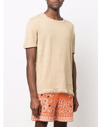 Alanui Knitted Linen T Shirt