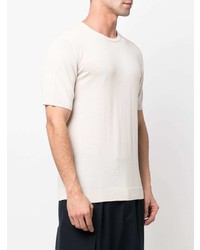 Roberto Collina Short Sleeve Knitted Cotton T Shirt
