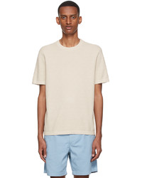 Theory Taupe Cotton T Shirt