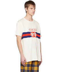 Gucci White Interlocking G T Shirt