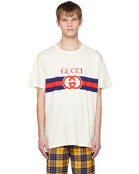 Gucci White Interlocking G T Shirt
