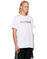 Alexander McQueen White Stamp T Shirt