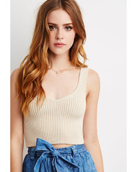 Forever 21 Ribbed Crop Top
