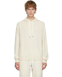 Tom Ford Off White Cashmere Seamless Hoodie
