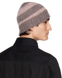 Raf Simons Pink Brown Patch Beanie