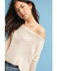 Moth Draped Off The Shoulder Pullover
