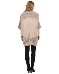 B Collection By Bobeau Oversized Cable Cardigan
