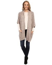 B Collection By Bobeau Oversized Cable Cardigan