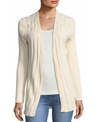 Neiman Marcus Cable Knit Cardigan