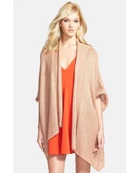 Lucca Couture Draped Open Knit Cardigan