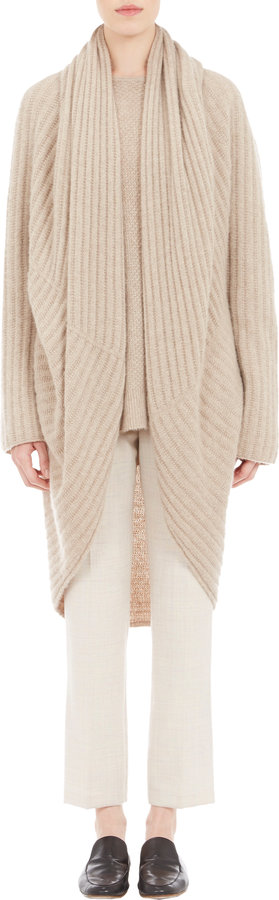 The Row Rib Knit Ilia Cocoon Cardigan 1 990 Barneys New York