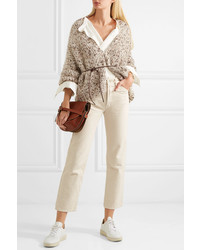 Brunello Cucinelli Sequined Chunky Knit Cardigan