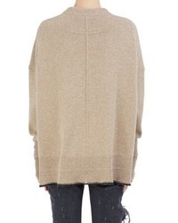 Givenchy Hemstitched Alpaca Sweater
