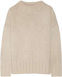 The Row Meme Oversized Merino Wool And Cashmere Blend Sweater
