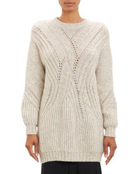 Thakoon Multi Stitch Oversize Pullover Sweater