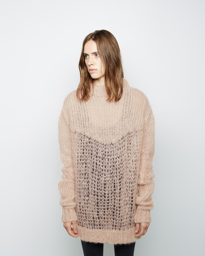 Acne Studios Ocean Oversized Mohair Knit, $570, La Garçonne