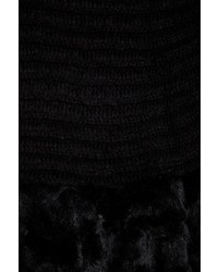 14th Union Faux Fur Knit Infinity Scarf