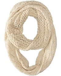 D&Y Mixed Crochet Loop Infinity Scarf