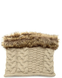 Look By M Cable Knit Snood