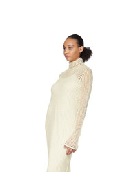 The Row Off White Knit Dieter Dress