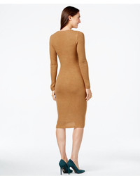 NY Collection Cable Knit Bodycon Sweater Dress
