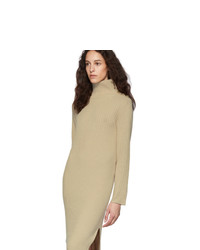 See by Chloe Off White Knit Turtleneck Dress