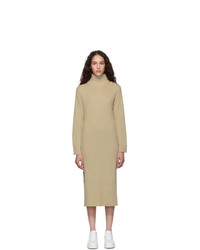 See by Chloe Off White Knit Turtleneck Dress