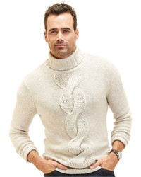 Nautica Cable Knit Turtleneck Sweater