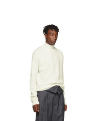 Wooyoungmi Off White Cashmere Turtleneck