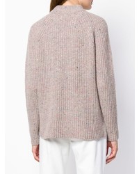 Agnona Speckled Mock Neck Sweater