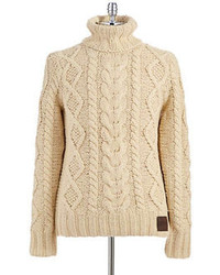 Superdry Turtleneck Cable Knit Sweater