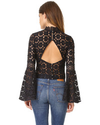 Free People Kiss Bell Lace Top