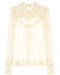 RED Valentino Redvalentino Long Sleeved Lace Top