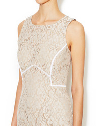 Lace Piped Racerback Dress