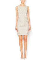 Lace Piped Racerback Dress