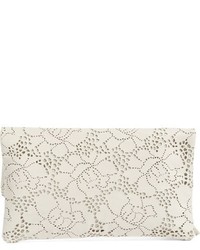 Clare Vivier Clare V Leather Lace Foldover Clutch