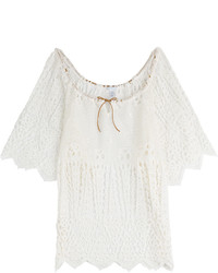 Beige Lace Cover-up